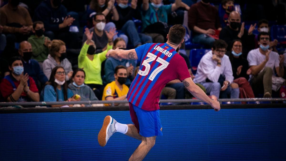 Haniel Langaro, jugador del Barça