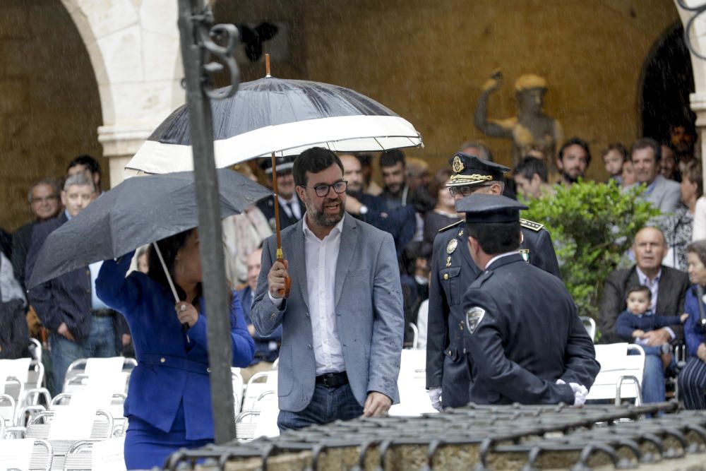 La Policía Local de Palma “se moja” por su Diada