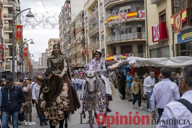 Concurso morfológico de los Caballos del Vino de Caravaca: recorrido caballos