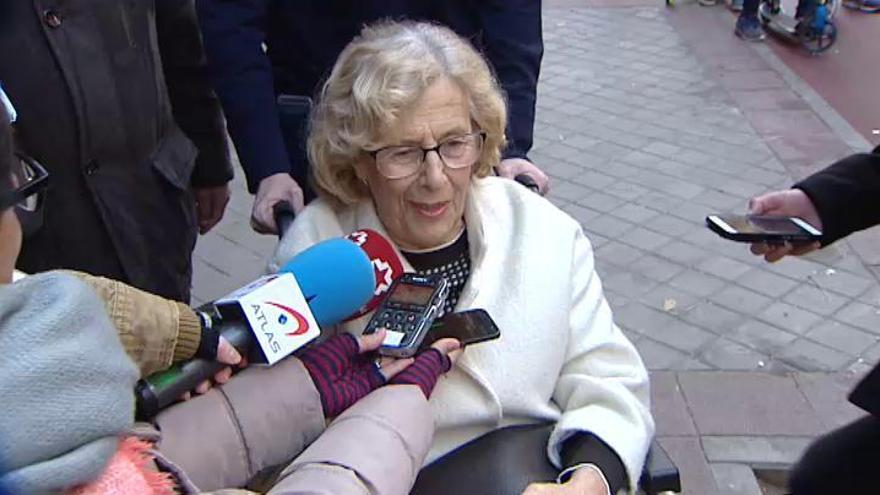 Manuela Carmena recibe el alta hospitalaria