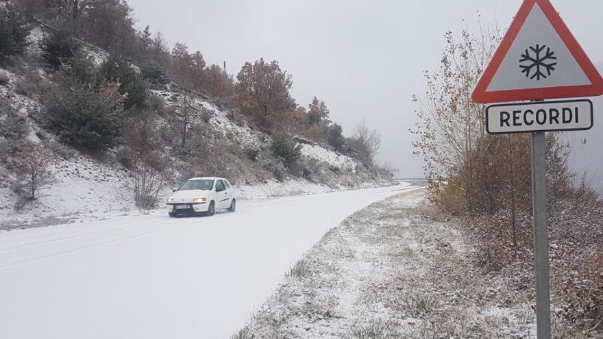 La neu va fer acte de presència.