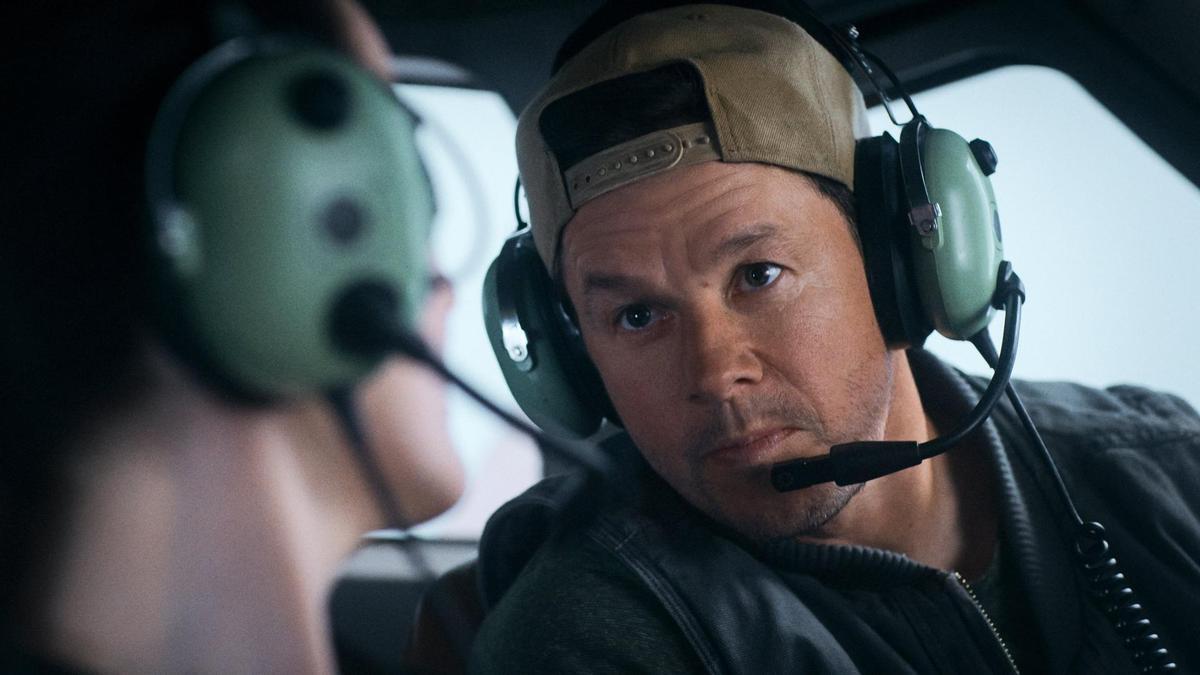 El actor Mark Wahlberg, en un fotograma de 'Amenaza en el aire'.