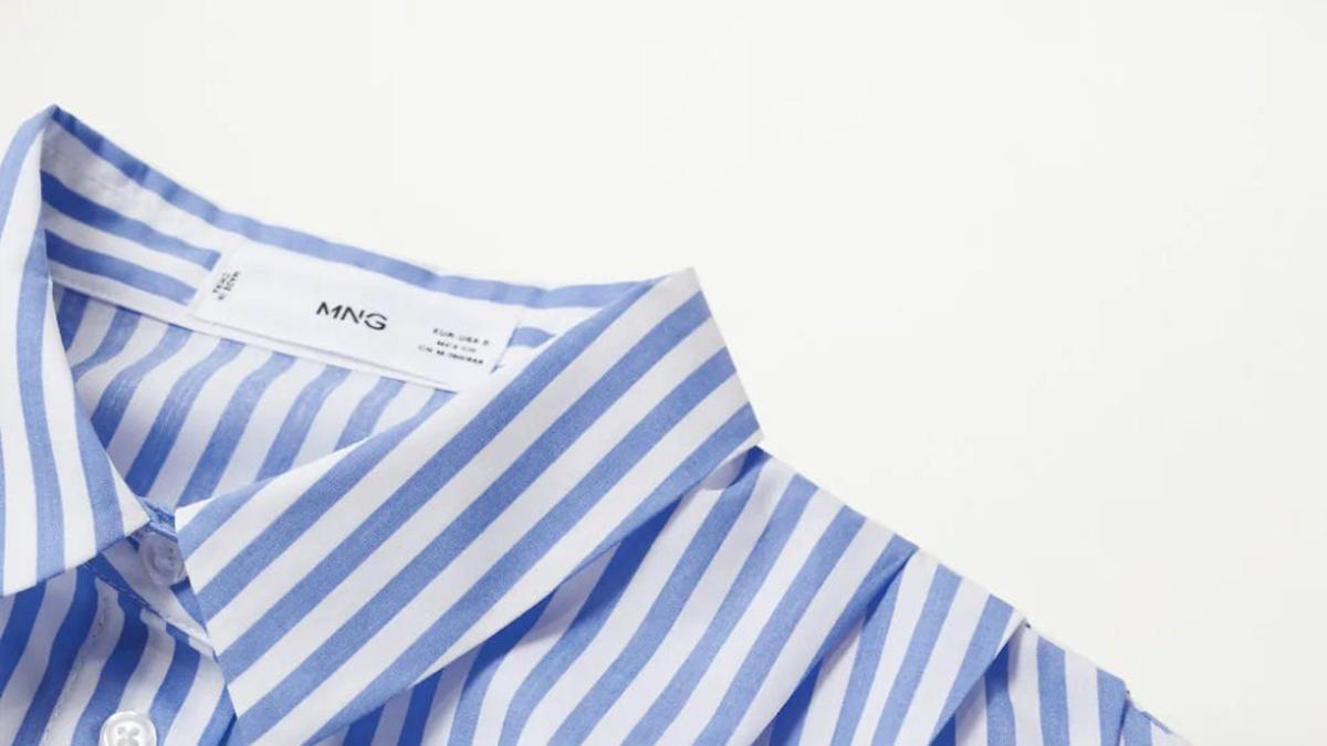 Mango Outlet tiene la camisa de rayas por 1,99 euros que va perfecta con tus jerseys de invierno