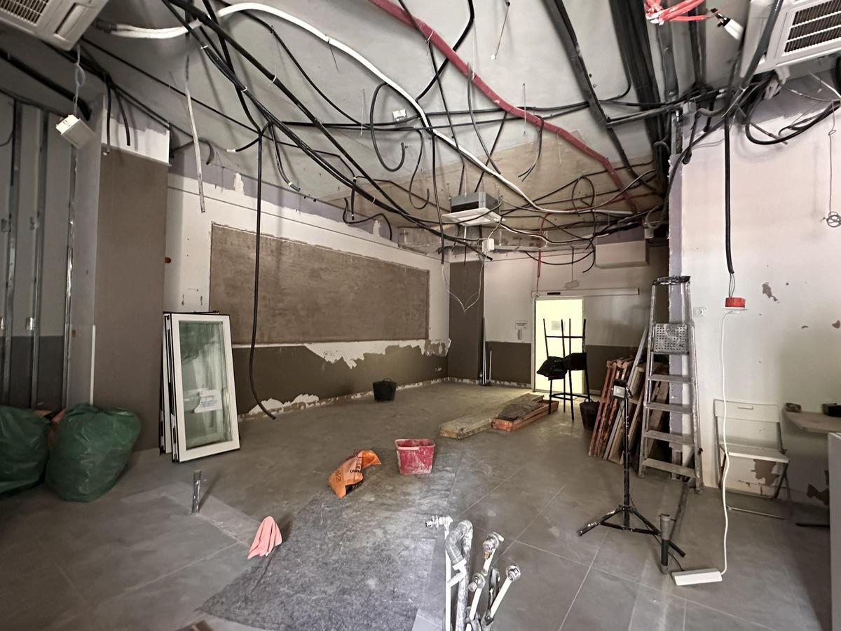 Obras de la sala de Vila Parc donde se instalará el nuevo SPECT- CT.