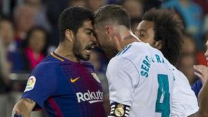 Luis Suárez y Sergio Ramos se pasaron el partido buscándose y encontrándose