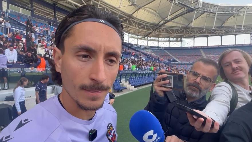 Las declaraciones de Pablo Martínez después del entrenamiento a puertas abiertas.