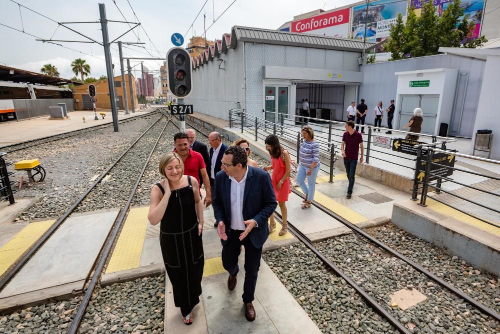 El nuevo apeadero del Tram de Benidorm