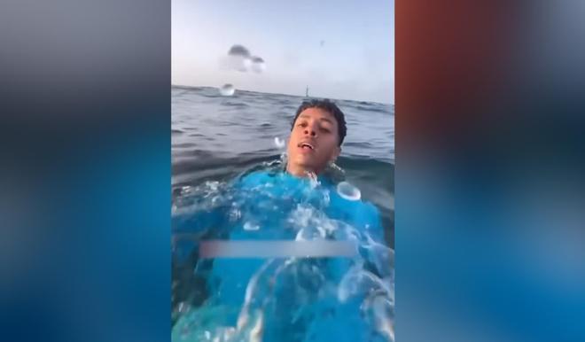 La venta de equipos para cruzar a nado a Ceuta revive en Marruecos animada por migrantes que cuentan su éxito en redes sociales