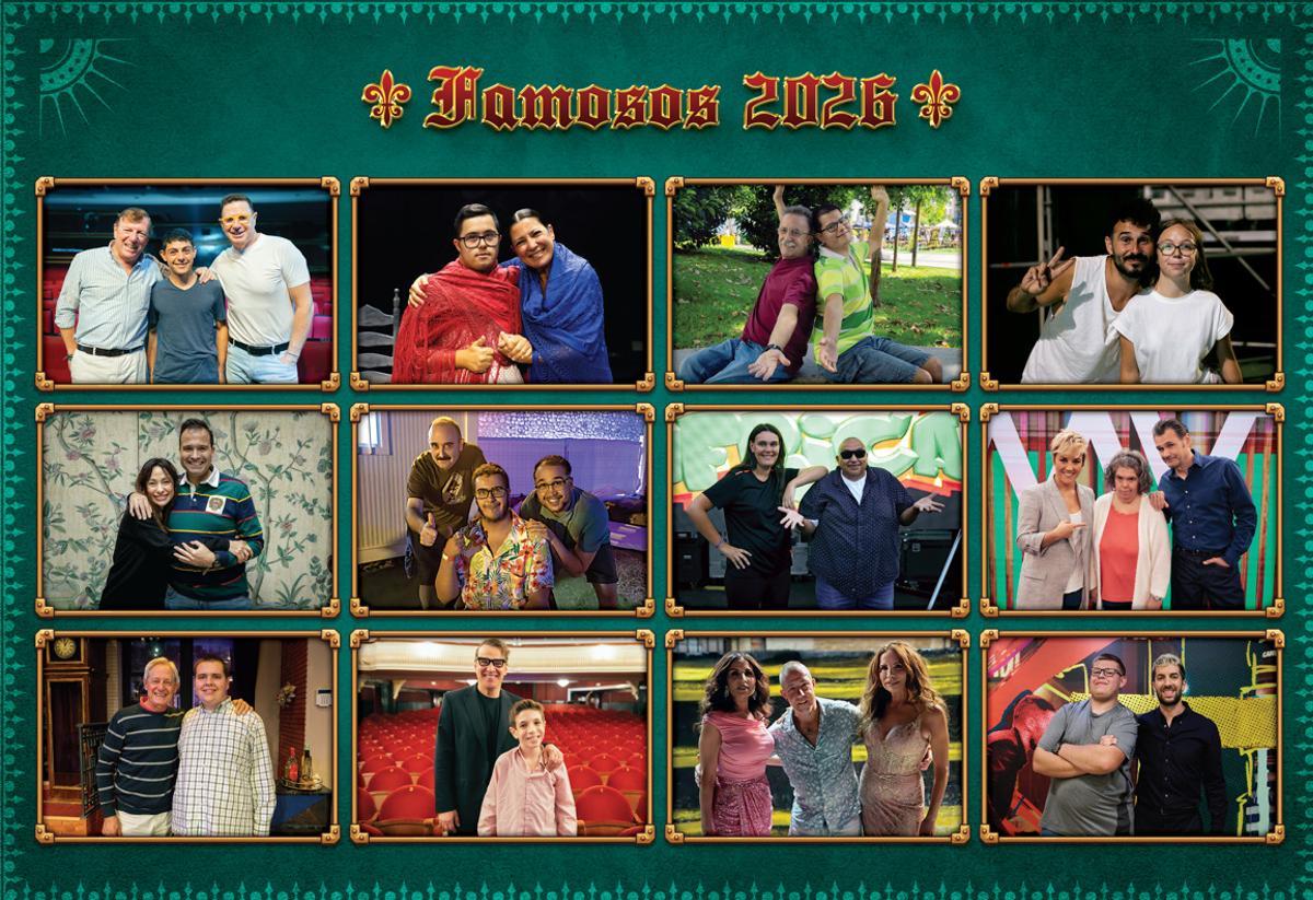 David Broncano o King África, algunas de las caras reconocidas en el noveno calendario de la asociación