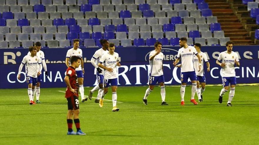 El Zaragoza gana sin balón