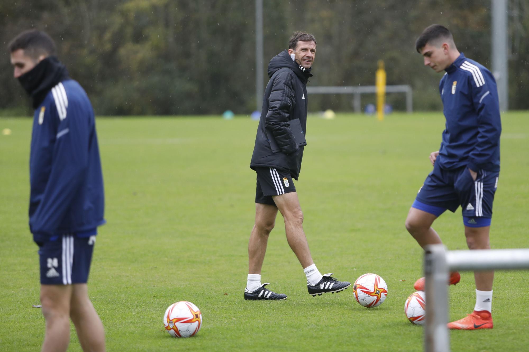 Las imágenes del entrenamiento del Oviedo