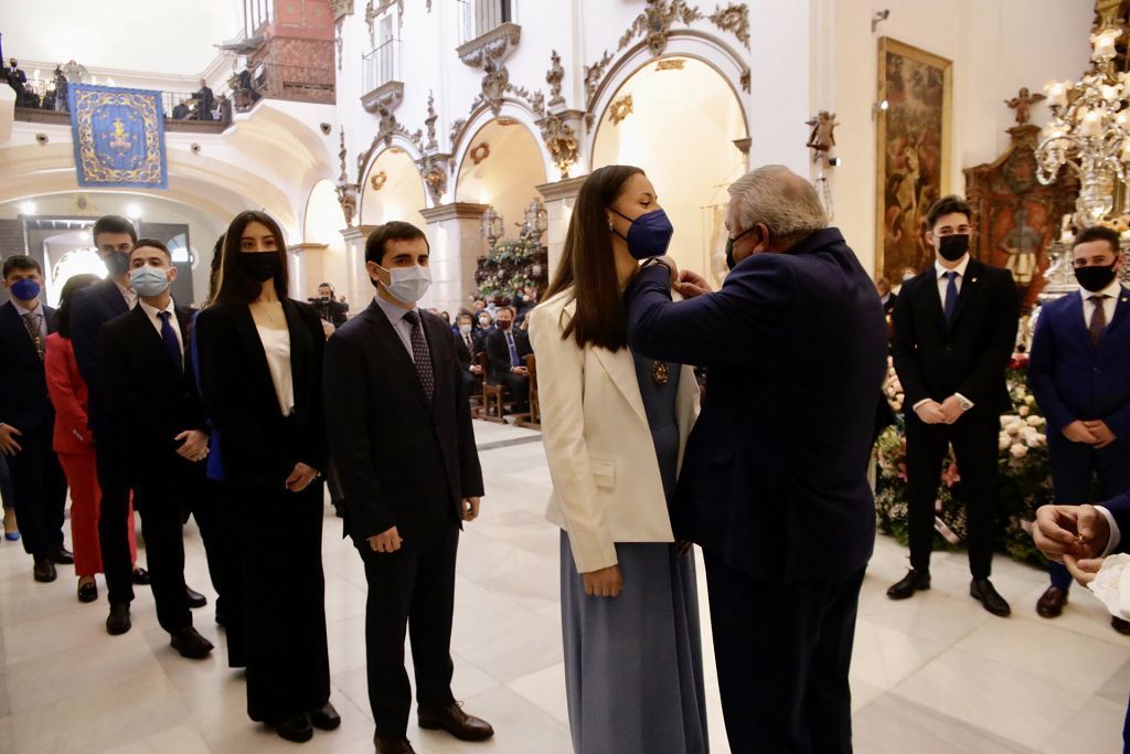 San Francisco acoge la misa en honor de la Dolorosa del Paso Azul de Lorca