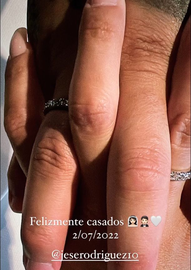 Aurah Ruiz y Jesé Rodríguez ya son marido y mujer