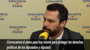 El president del Parlament ha anunciat que es convoca el ple per protegir els drets dels diputats i les diputades.