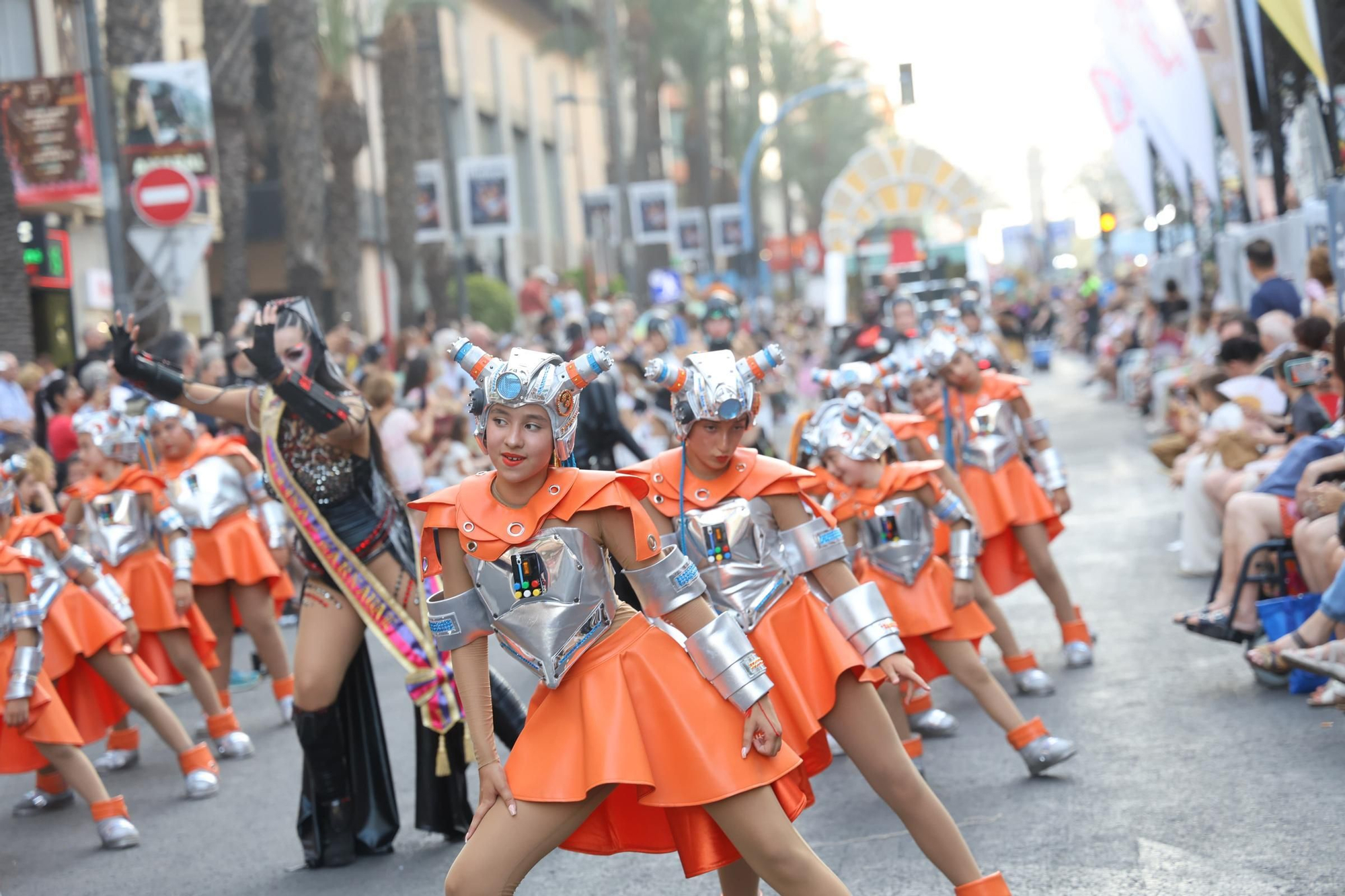 International folk parade of the bonfires of Alicante
