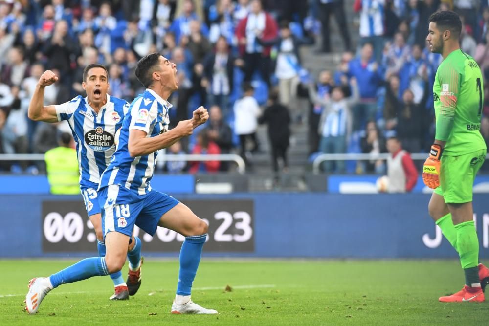 El Dépor remonta y le gana 4-2 al Málaga