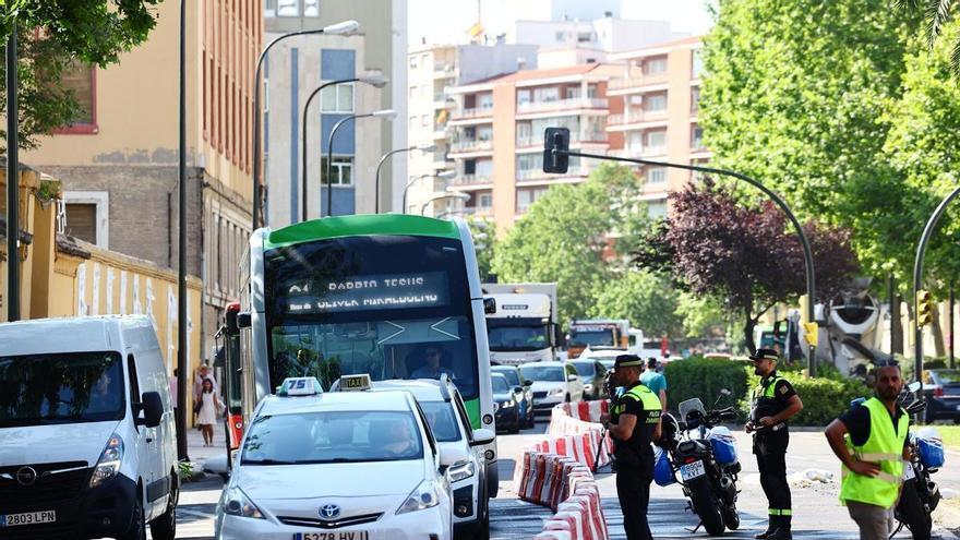 Obras en Zaragoza: estas son todas las afecciones al tráfico previstas para la próxima semana