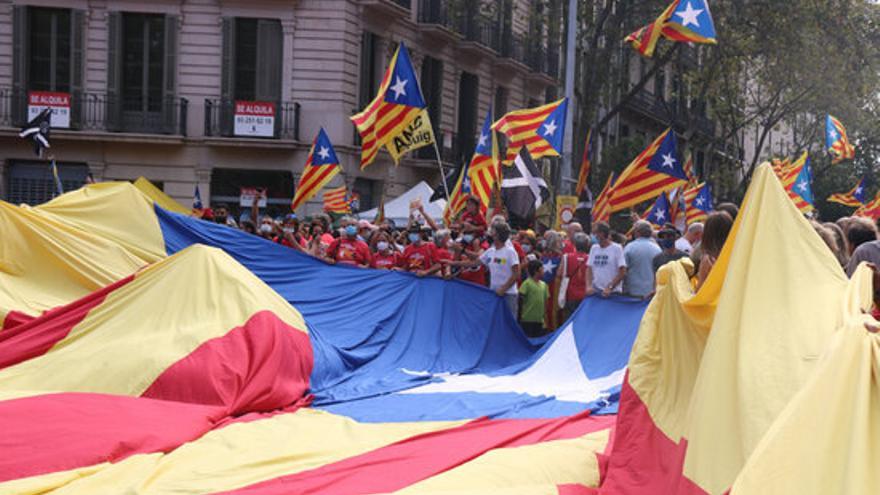 Les millors imatges de la Diada 2021 | La manifestació de l'11-S a Barcelona