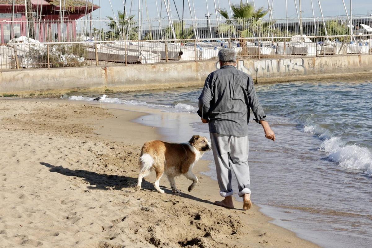 Barceloneses acuden a la playa por las altas temperaturas de noviembre