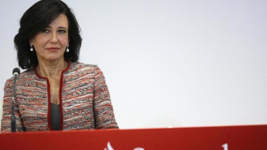 La presidenta del Banco Santander, Ana Patricia Botín.