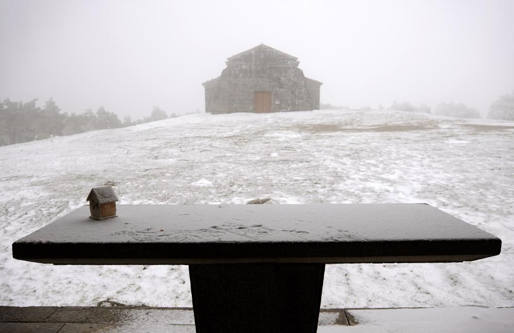 Un manto de nieve para recibir a la primavera