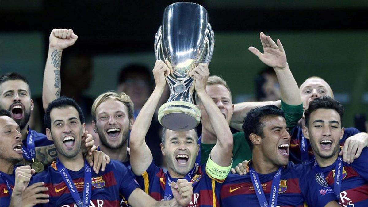 El Barça conquistó la Supercopa de Europa en 2015 tras un partidazo