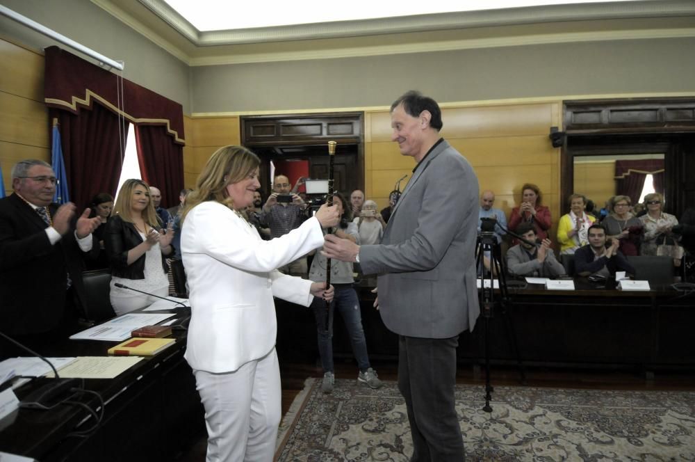 Los ayuntamientos asturianos eligen alcalde: pleno de Langreo