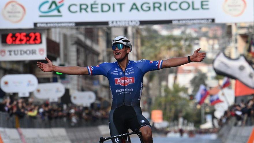 Van der Poel gana la Milán-San Remo 62 años después de su abuelo Poulidor