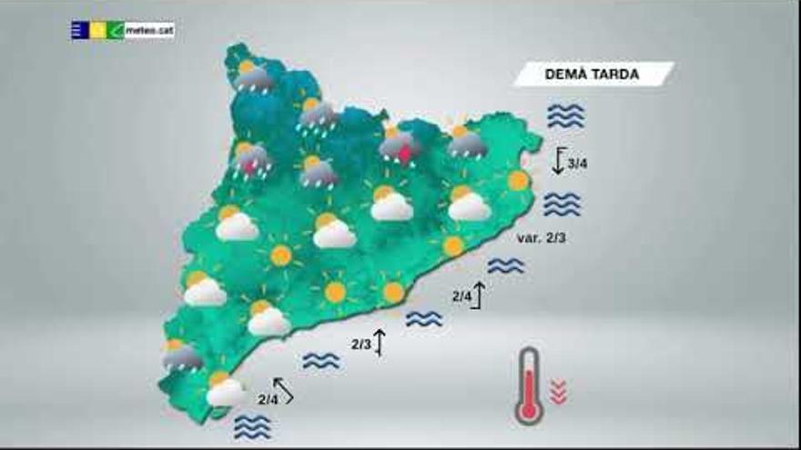 El temps per divendres: creixen les nuvolades i baixen les màximes