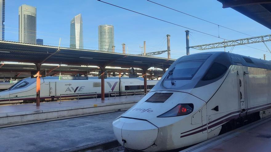 El primer tren directo entre Vigo y Madrid llegará al mediodía por las obras en Chamartín