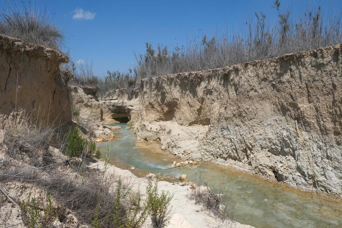 Entrega de agua de la desaladora de Torrevieja en el embalse de La Pedrera
