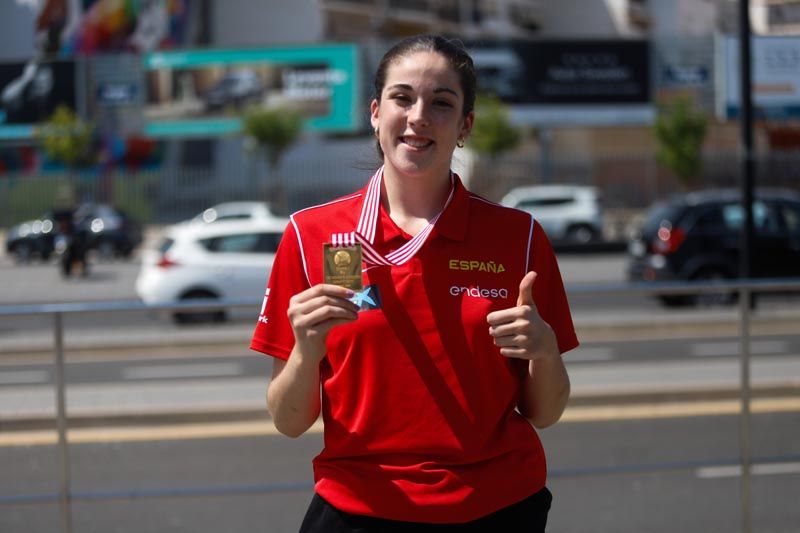 Las jugadoras del Valencia Basket de la selección sub20 llegan a València