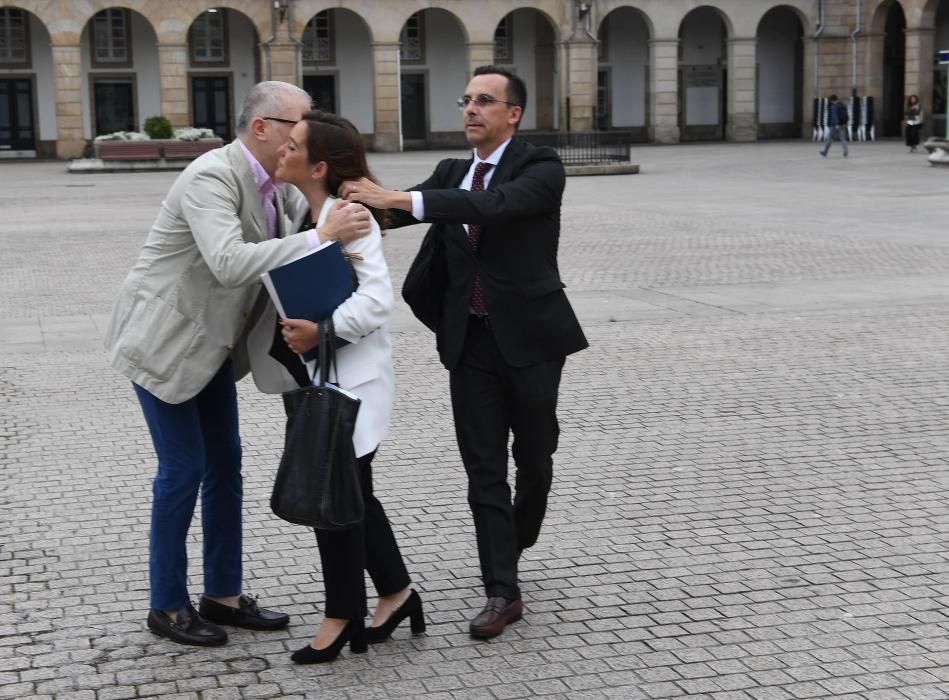 Inés Rey en su 1º día como alcaldesa de A Coruña