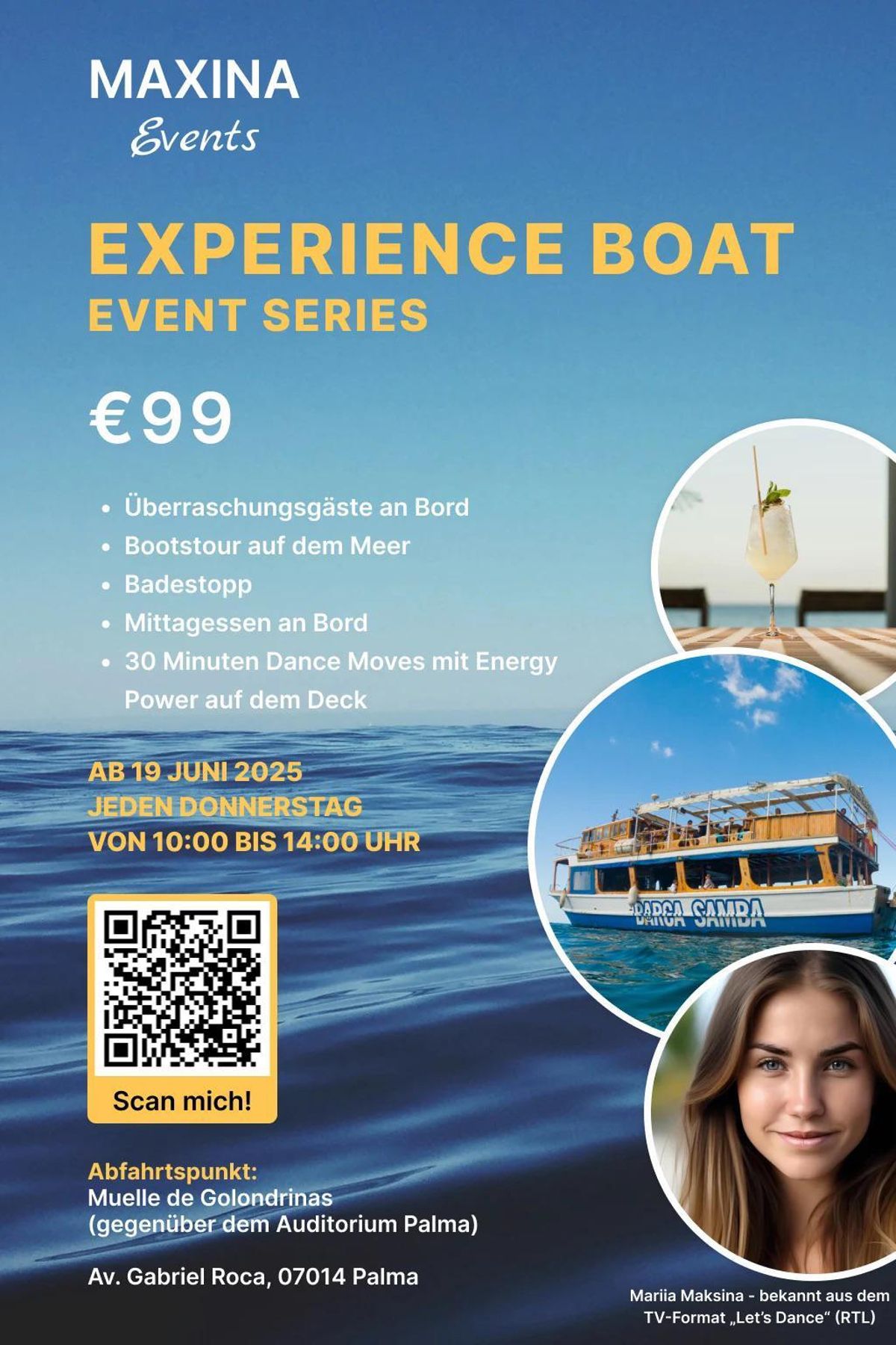 Alle wichtigen Daten zum Event auf einen Blick.