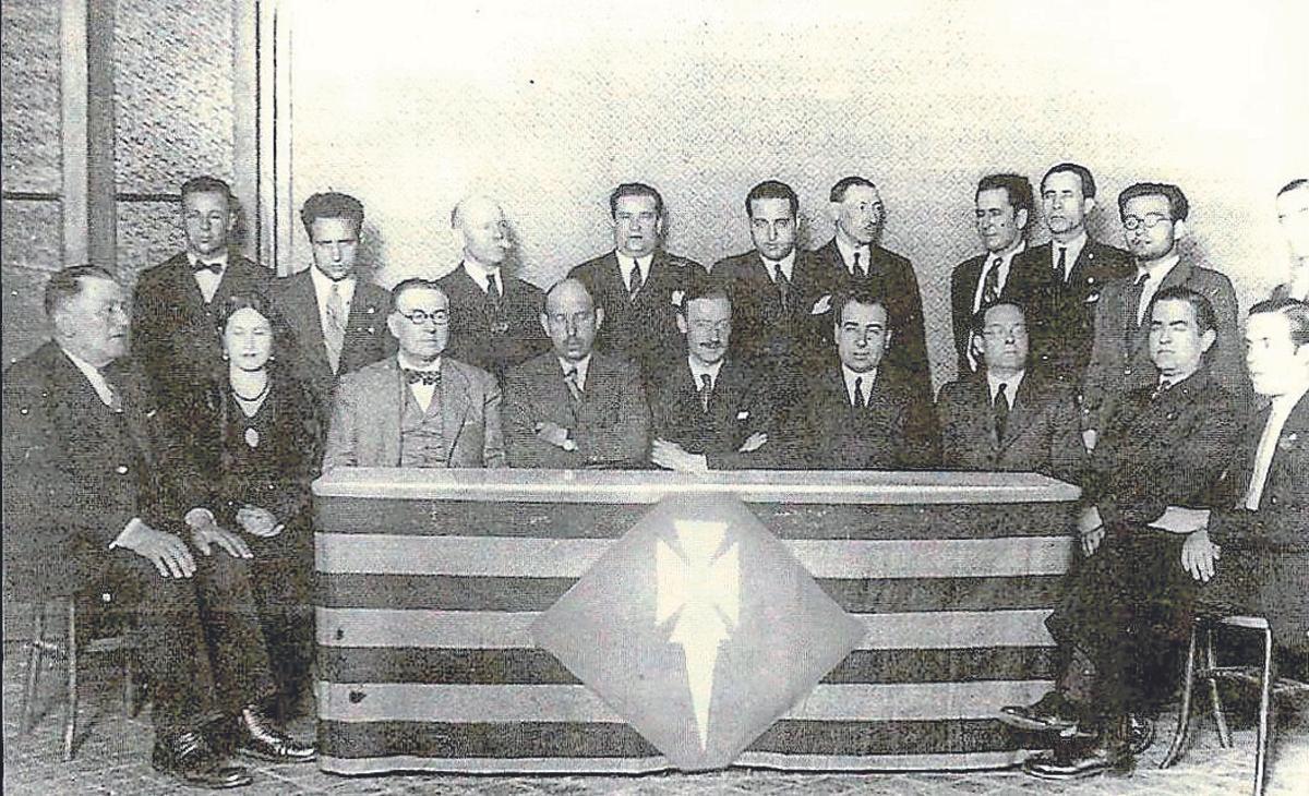 Juntas Directiva y Consultiva del Centro Aragonés de Barcelona.