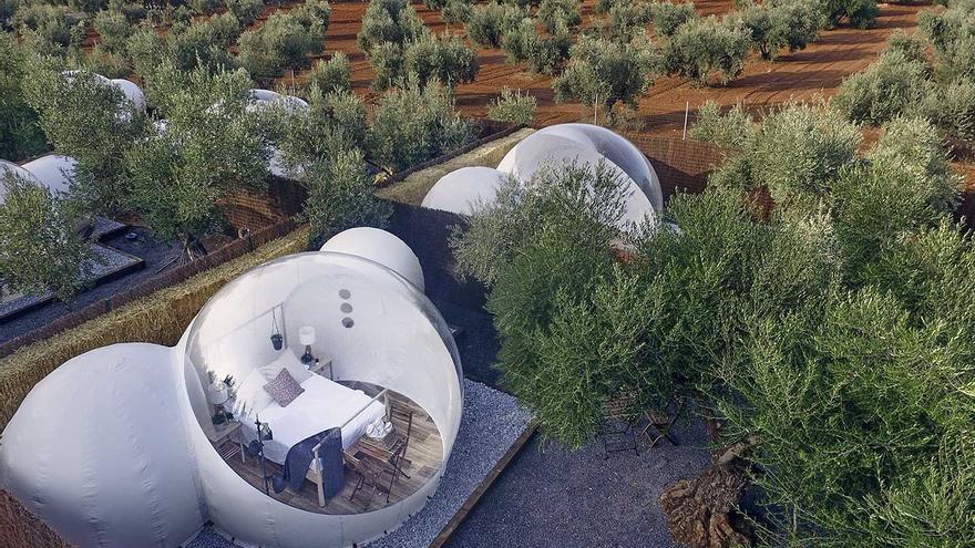 Glamping, una nueva forma de irse de camping en Málaga