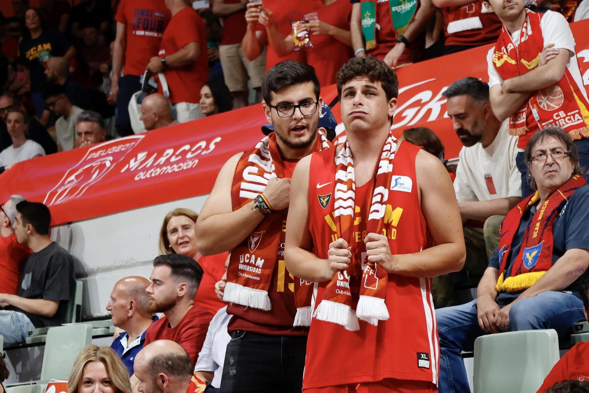 Las imágenes del cuarto partido de semifinales de la ACB entre el UCAM Murcia - Unicaja