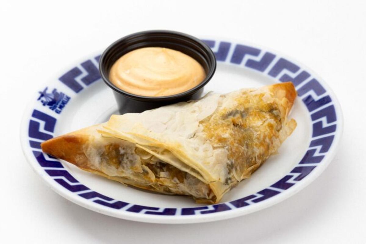 Samosa de grelos e patacas