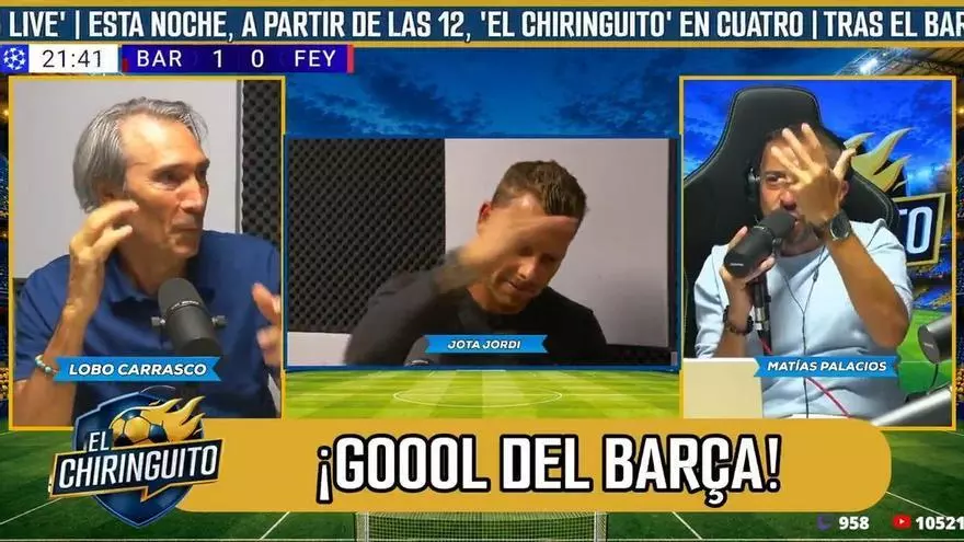 Un gol así se merecía esa voltereta y esta narración: Adeyemi desata la locura en El Chiringuito