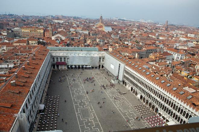 Vista aérea de las Procuradurías de Venecia