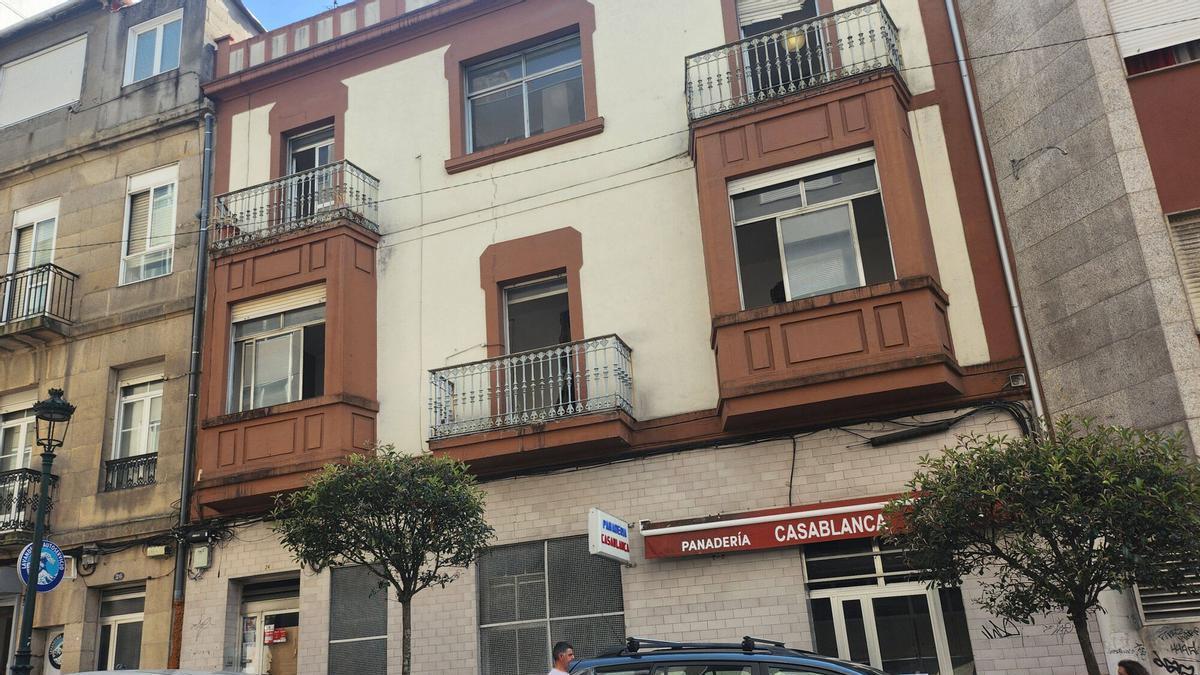 Edificio de la calle Brasil donde estaba ubicado el narcopiso.