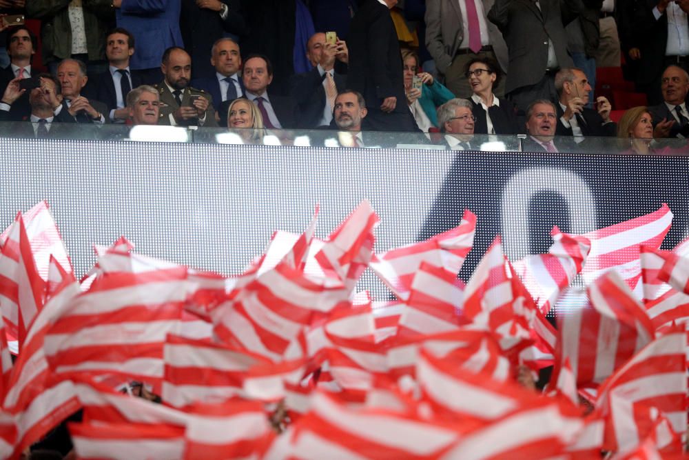 El Rey Felipe VI preside el estreno del Wanda Metropolitano