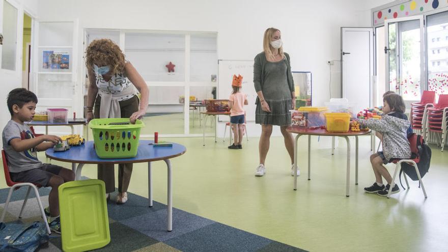 Infants en una aula a l&#039;escola Fedac de Manresa |