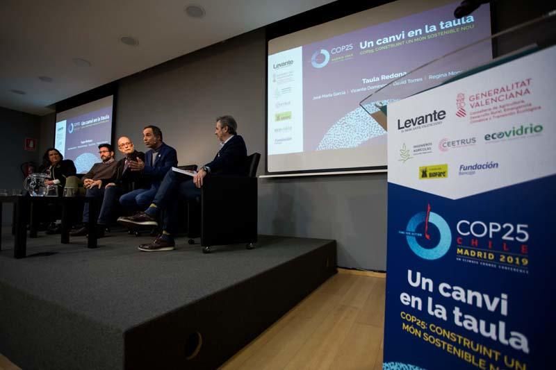 Jornada sobre la sotenibilidad climática "Un cambio en la mesa. Construyendo un nuevo mundo sostenible"