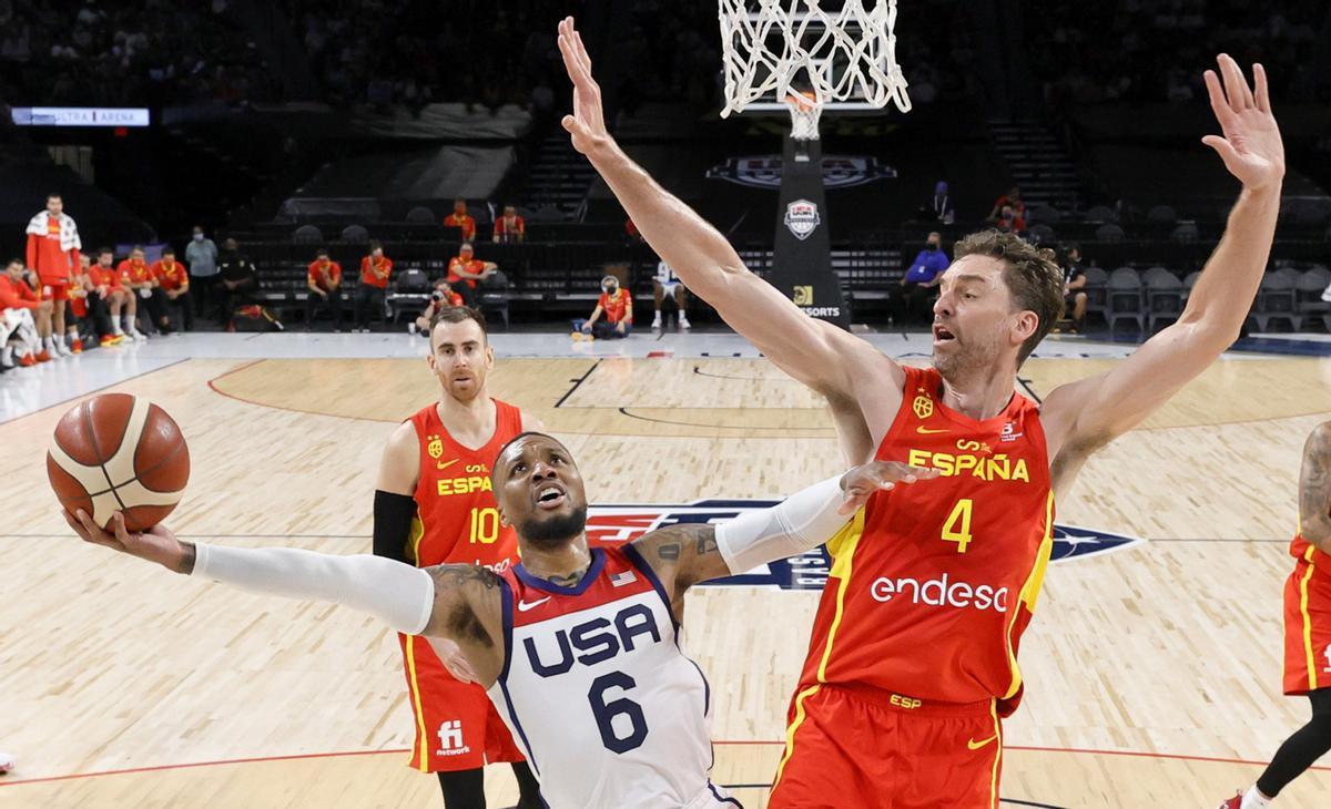 Pau Gasol ha vivido muchos duelos ante Estados Unidos