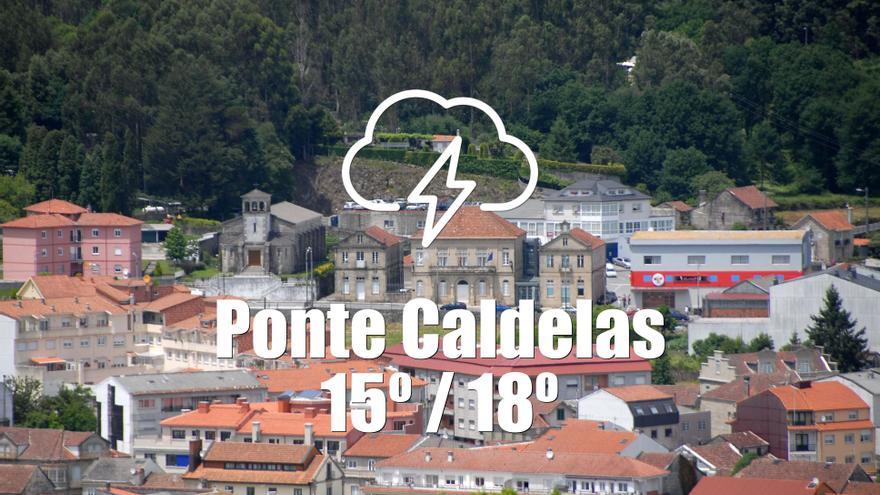 El tiempo en Ponte Caldelas: previsión meteorológica para hoy, miércoles 22 de octubre