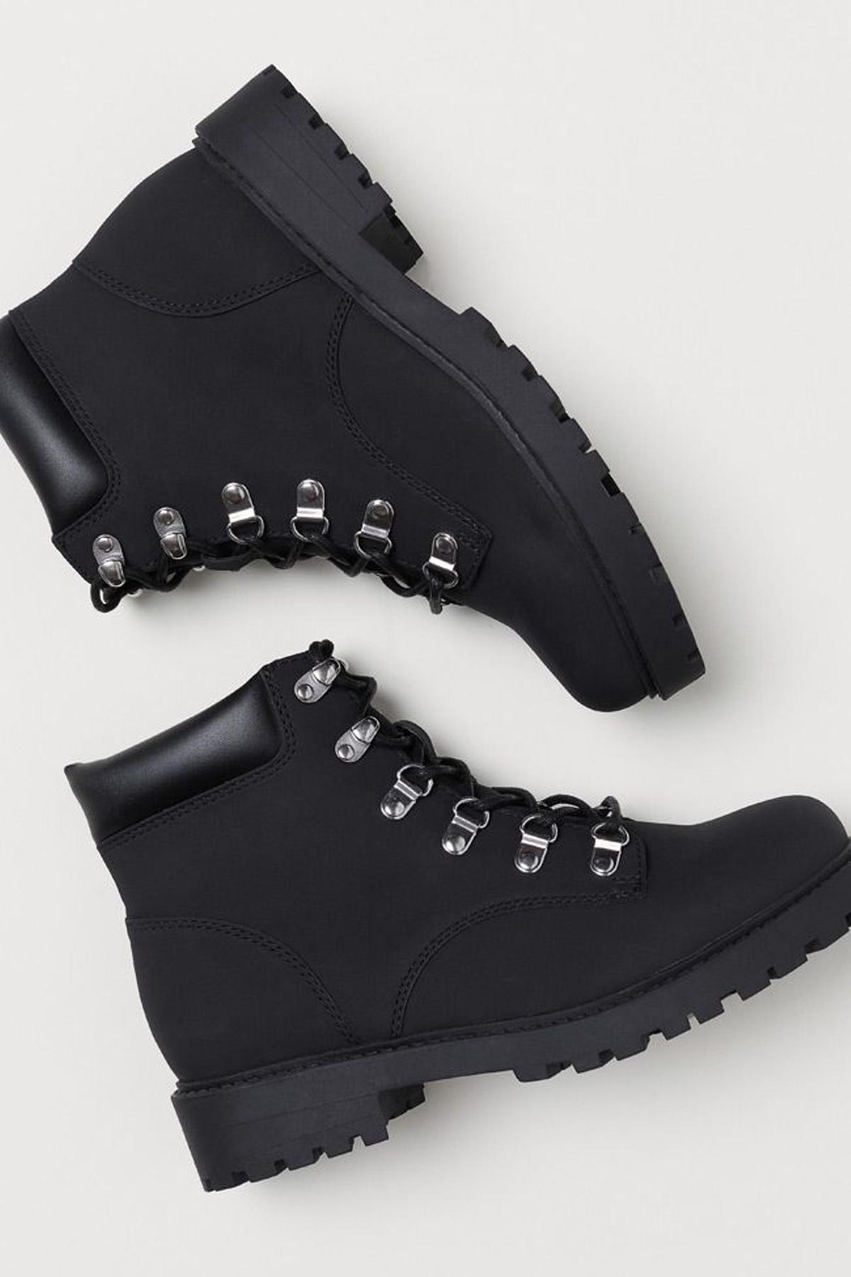 Botas negras con forro en peluche de H&amp;M