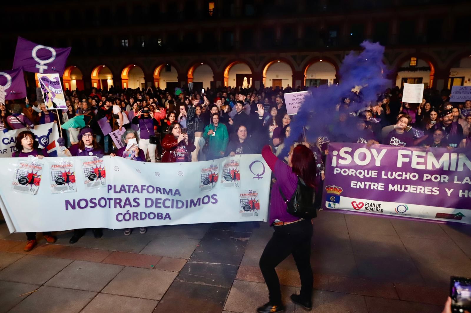 La manifestación del 8M recorre las calles de Córdoba