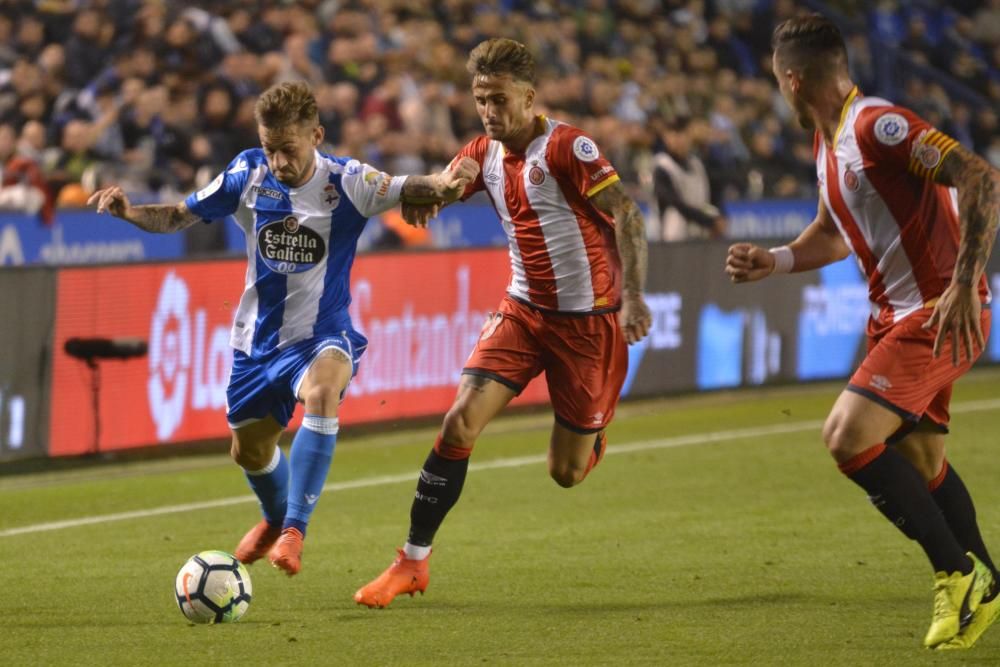 El Deportivo cae ante el Girona en Riazor