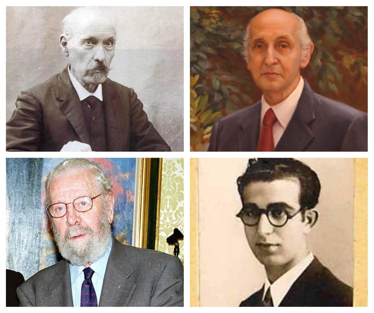 Salvador Giner, Santiago Grisolía, Luis García Berlanga y Manuel Sanchis Guarner